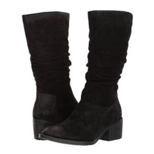 Born Black Suede Peavy Boots size 9 women’s